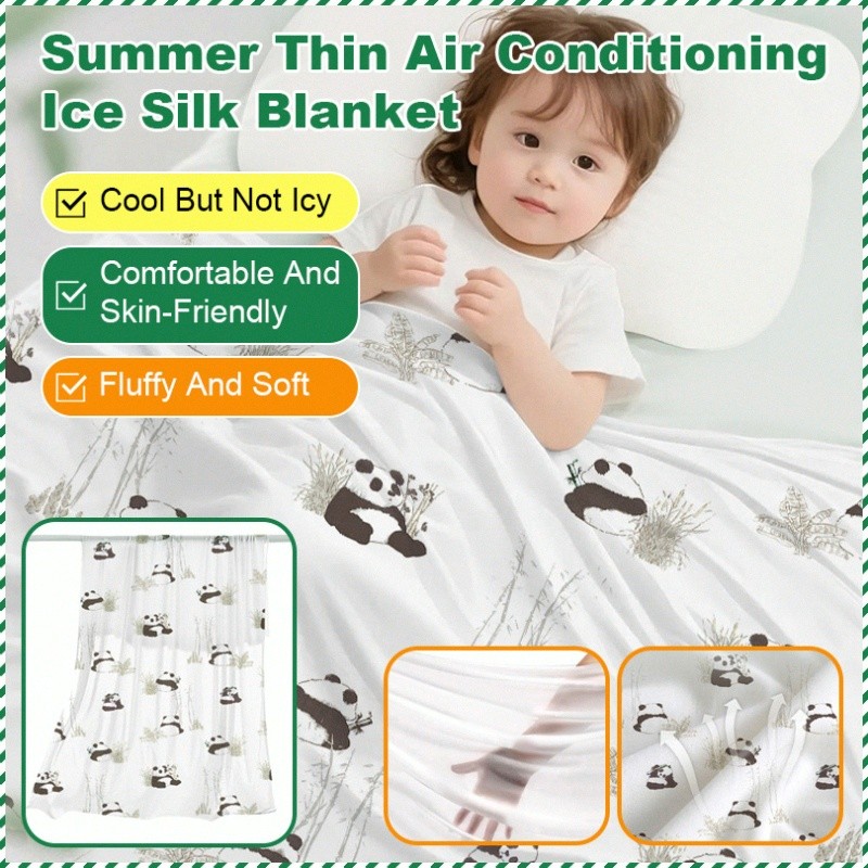 chăn em bé chất xơ tự nhiên nguyên chất chăn trẻ em thoải mái và thân thiện với da gầy không dính