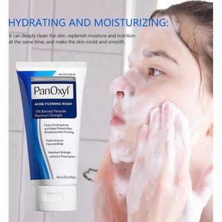  Sữa rửa mặt giảm mụn Panoxyl Acne Creamy & Foaming Wash 4% 10% Benzoyl Peroxide 156g 