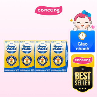 Sữa GrowPLUS+ Sữa non Vàng 2+ 110ml (lốc 4 hộp)