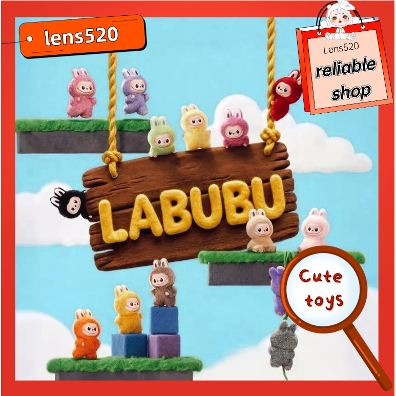 Labubububu V4 Labubu V4 THE MONSTERS PIN CHO LOVE Series Dễ Thương Vinyl Pulsh Mặt Dây Chuyền Quà Tặ