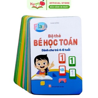 Bộ Thẻ Flashcard Bé Học Toán dành cho trẻ từ 4-6 tuổi