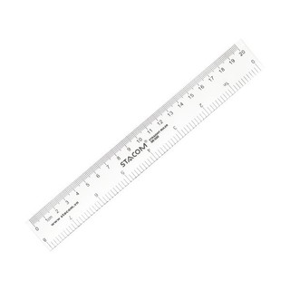 Thước nhựa 20 cm - stacom sr020