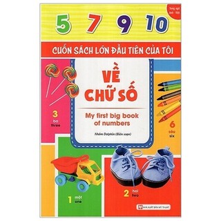 Sách - cuốn sách lớn đầu tiên của tôi - về chữ số