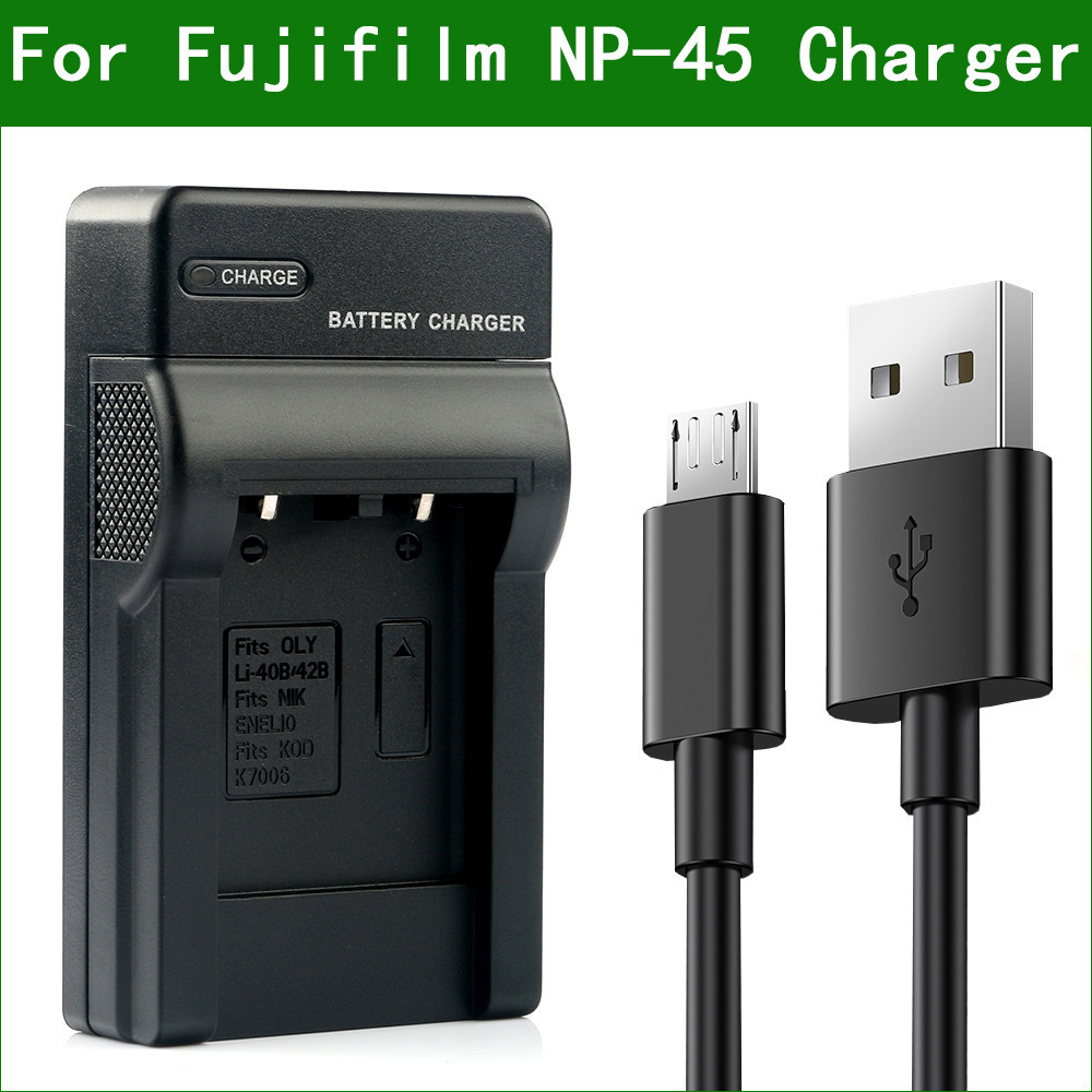 Np-45 NP-45A NP-45B NP-45S Camera Kỹ Thuật Số Sạc Micro USB Cho Fujifilm instax SHARE SP-2 mini 90 F