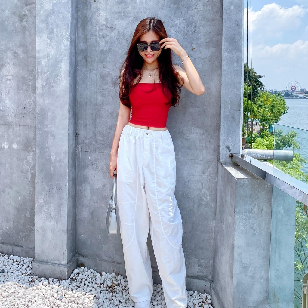 Áo Quây Croptop cho nữ A136 Gladimax Thun cotton dày dặn, co giãn, phong cách trẻ trung năng động | BigBuy360 - bigbuy360.vn