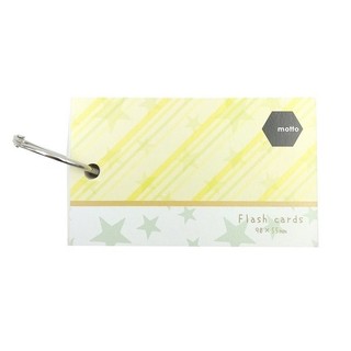 Giấy note flash cards motto 90x55mm cyfc90-ye - motto