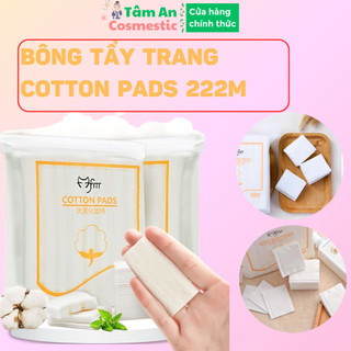Bông tẩy trang 3 lớp cotton pads 222 miếng, bông tẩy trang 3 lớp cotton