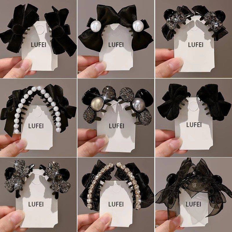 2 Cái / bộ Kẹp Tóc Nơ Nhỏ Hàn Quốc Đơn Giản Kẹp Tóc Cô Gái