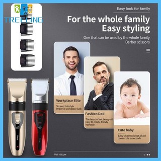 Treeling Nam Clipper Bộ Cắt Tóc Cho Nam Cắt Tóc Râu Cắt Tóc Chải Lông