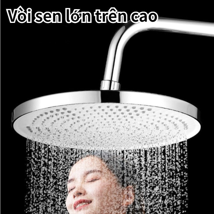 Đầu Vòi Hoa Sen Áp Lực 10 Inch,Đầu Vòi Hoa Sen Cỡ Lớn Cố Định Tiện Dụng Cho Nhà Tắm