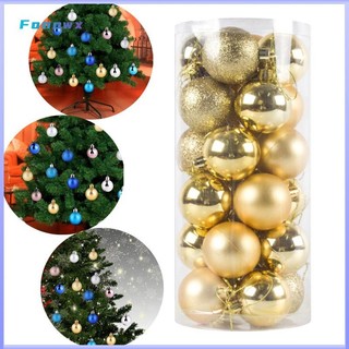 Set 24 Quả Châu Trang Trí Giáng Sinh