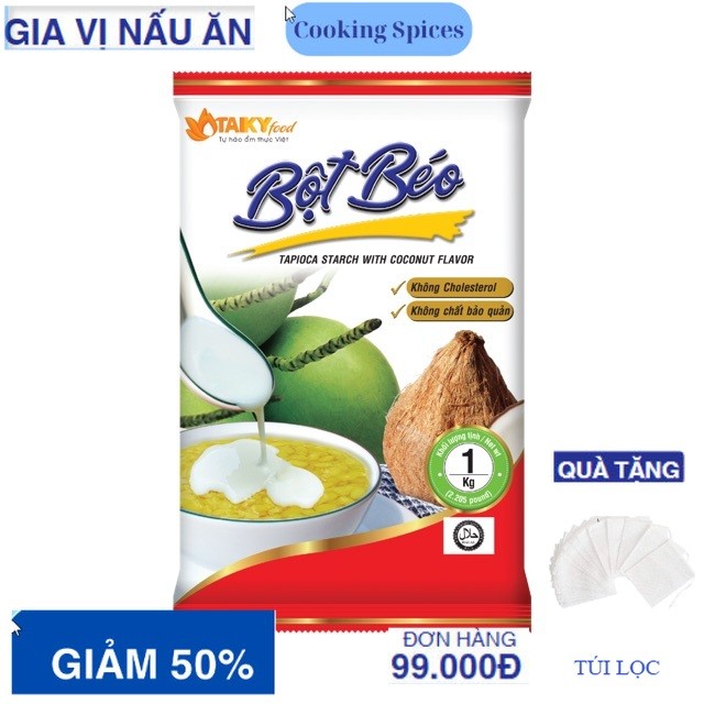 Bột béo (cốt dừa) Tài ký 1kg