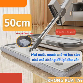 Cây lau sàn Bunnies thùng xô lau nhà vắt tự động lau khô lau ướt tiện lợi thiết kế đầu lau xoay 360 độ vệ sinh dễ dàng