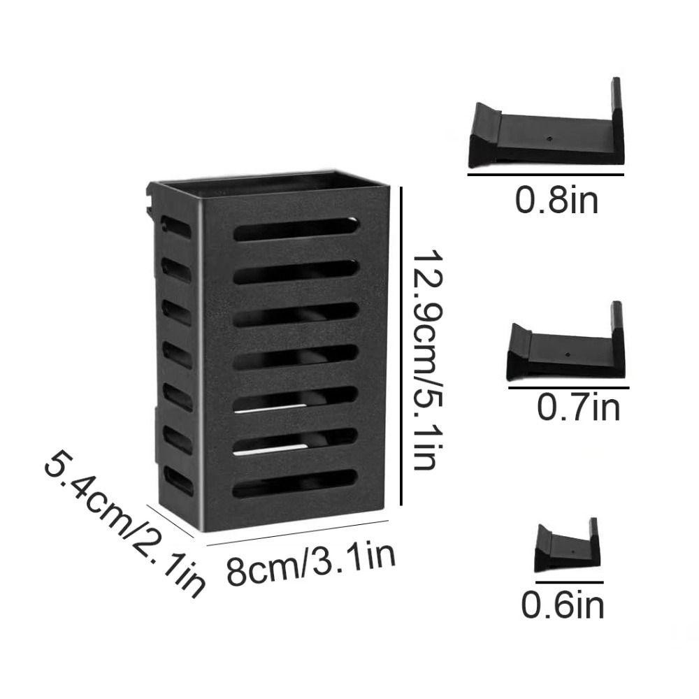 Chậu trồng cây bể cá Giỏ trồng cây, có móc treo bằng nhựa Giá đỡ cây thủy sinh màu đen nổi thực tế Bể cá