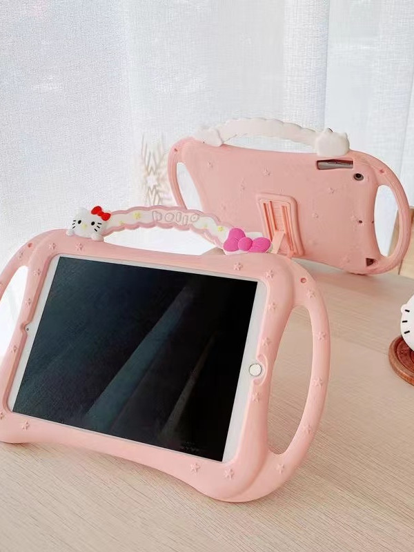 [SS originality] Handle Cute iPad Air 5th 4th generation Case for Kid Cartoon iPad 6th 7th 8th 9th