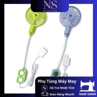 Quạt mini để bàn đế Nam châm hít 3 tốc độ xoay 360 độ