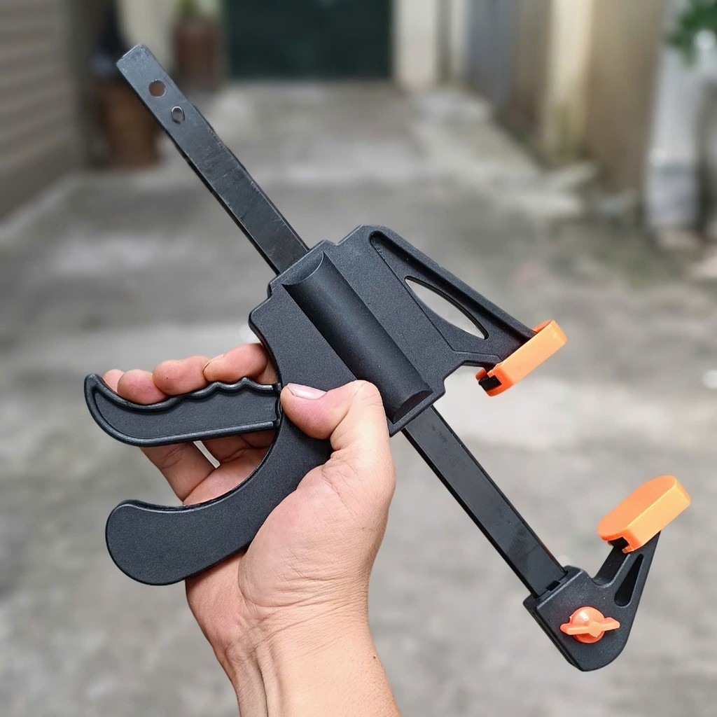 Cảo Kẹp Gỗ Nhanh Loại To 6 Inch - Cảo Chữ F Kẹp Gỗ Vam Nhanh Chắc Chắn Độ Mở Tối Đa 15cm