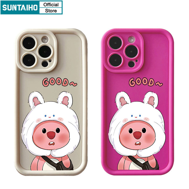 Suntaiho Coquette Vỏ Dễ Thương Họa Tiết Loopy Ốp lưng Iphone 16 15 14 13 12 11 Pro Max IP 7 8 Plus I