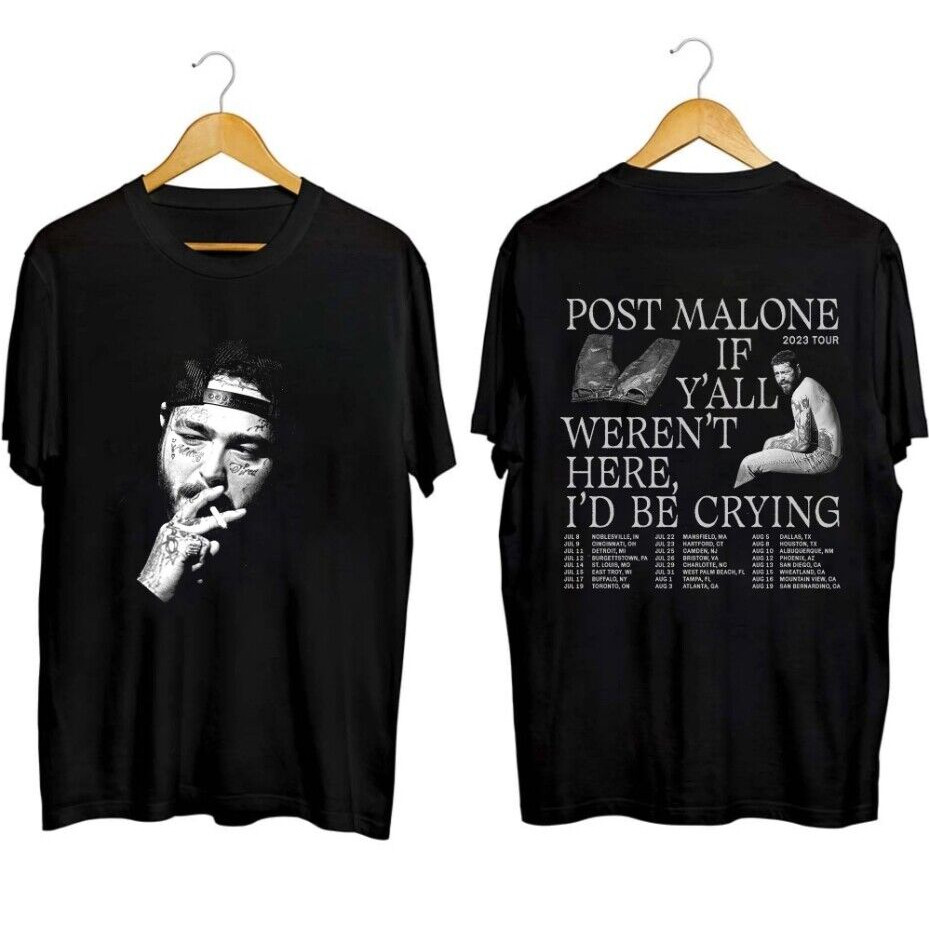 [Khuyến mãi] Post Malone: ÁO THUN TOUR Thế giới 2023