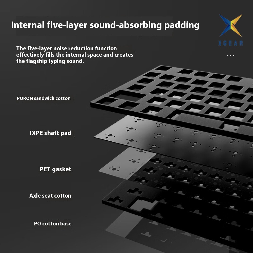 Bàn phím cơ không dây ATK VXE75 V2 Nhôm CNC Led mạch xuôi - 3 chế độ kết nối tiện lợi - Độ trễ chỉ 1ms | BigBuy360 - bigbuy360.vn