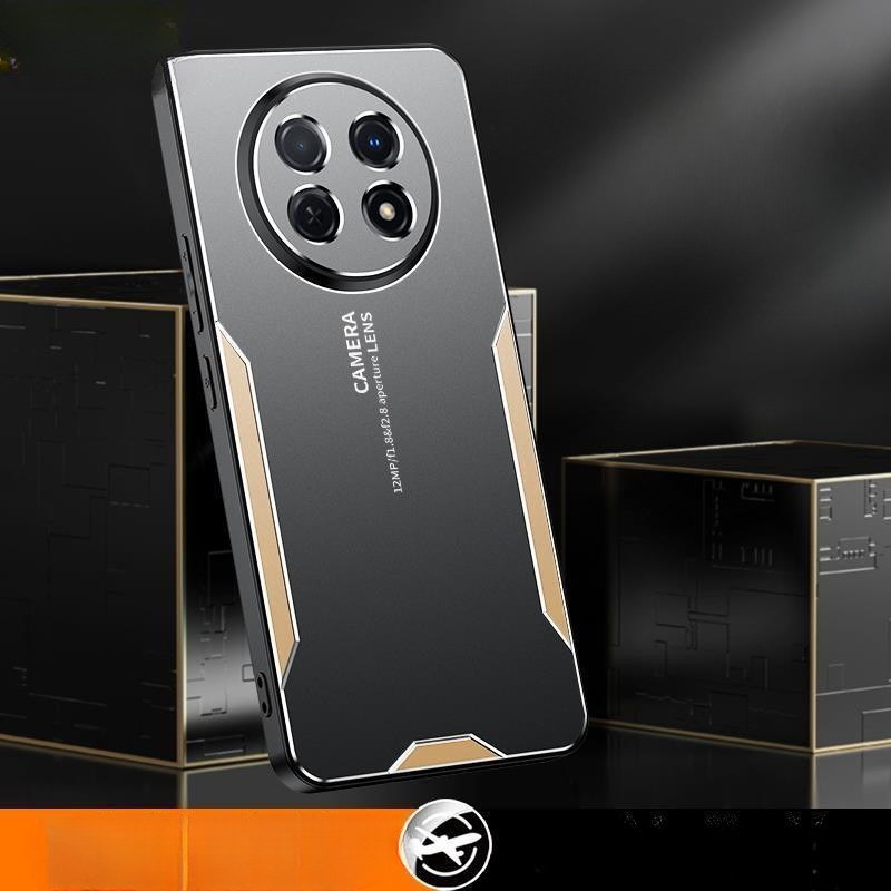 Ốp Hợp Kim Nhôm Cho Xiaomi Redmi Note 14 Pro Plus 14pro Kim Loại Mờ Ốp Lưng Silicon Chống Sốc Bảo Vệ Camera Vỏ Điện Thoại Cho Redmi Note14 Pro +