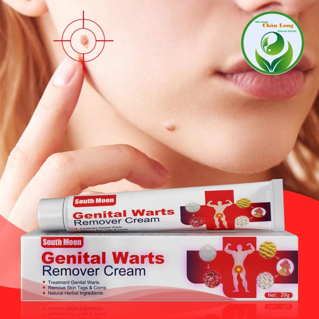 Kem South Moon Bôi Ngứa Vùng Sinh Dục, Mụn Sinh Dục, Sùi Mào Gà nam nữ, thành phần thảo dược Herbal Cream