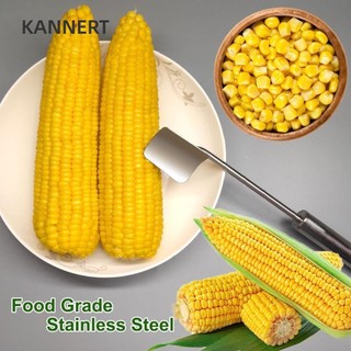 Kannert Corn Cob Peeler, có tay cầm tiện dụng Dụng cụ thoát y ngô bằng thép không gỉ, Dụng cụ bào loại bỏ nhanh Loại bỏ hạt ngô