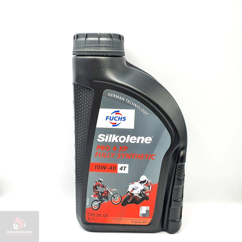 Nhớt Fuchs Silkolene Pro 4 10w40 và 5w-40 1L, hàng cao cấp nhất cho mọi loại xe . DoChoiXeMay