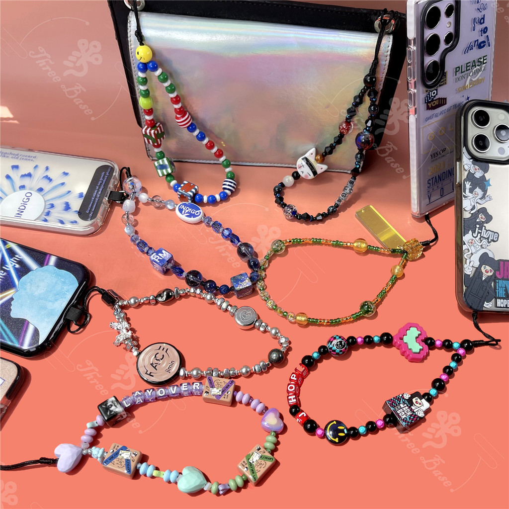 Dây đeo cổ tay thủ công Jin Happy Echo Jimin Face FESTA Light Stick Chain Suga d-day V Layover Jhope