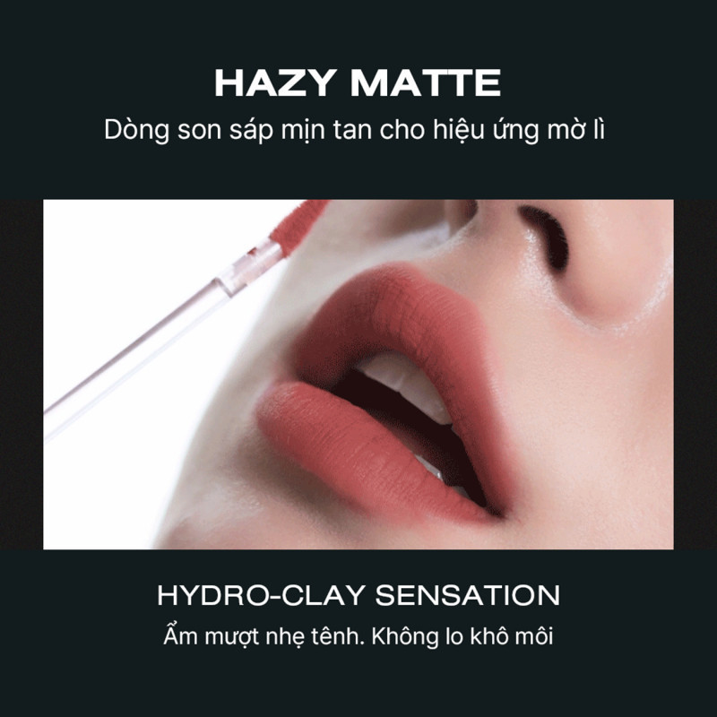 Son kem bùn mịn lì 3CE Hazy Lip Clay | BigBuy360 - bigbuy360.vn