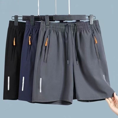 Quần Short Nam Ice Silk Ống Thẳng, Sấy Nhanh, Phù hợp Vận động Thể thao TJH103