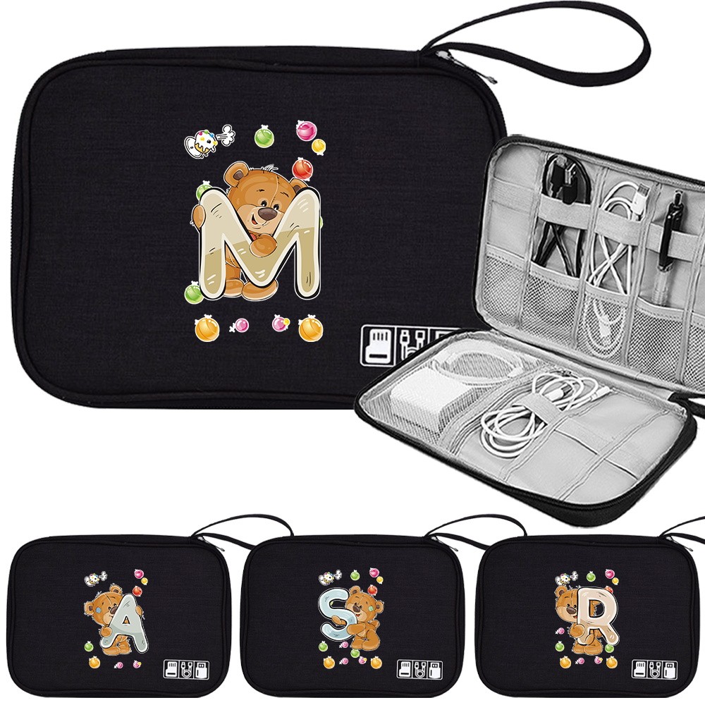 Digital bag Charger Bag Handbag Multifunctional storage Mobile Power Bag Cable Storage Box Multi-Fun