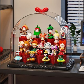 Giá đỡ trưng bày búp bê bằng acrylic trong suốt chống bụi, tủ trưng bày Lego, hộp trưng bày Pop Mart