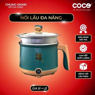  Nồi Lẩu Điện Mini 2 tầng Ca Mì 2 Tầng  Nướng Luộc Chiên Chống Dính Vấn Đá Tiện Lợi Nồi Điện Nấu Ăn Nồi Hấp 