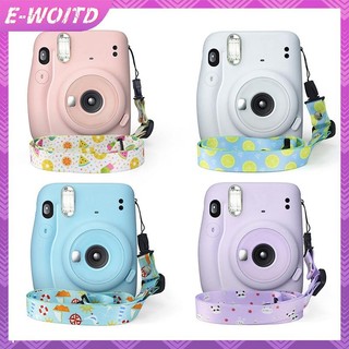 E-WOITD Dây đeo vai cổ máy ảnh 1,2m cho Instax 11 8 + 9 Dây đeo lưng đầy màu sắc Dây đeo máy ảnh HNVN