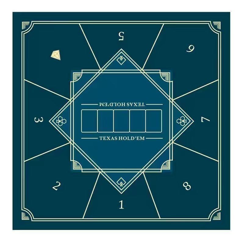 A8OM Vuông Khăn Trải Bàn Texas Poker Chuyên Dụng Bàn Thảm Đức Poker Khăn Trải Bàn Thảm Chơi Thẻ Dày 