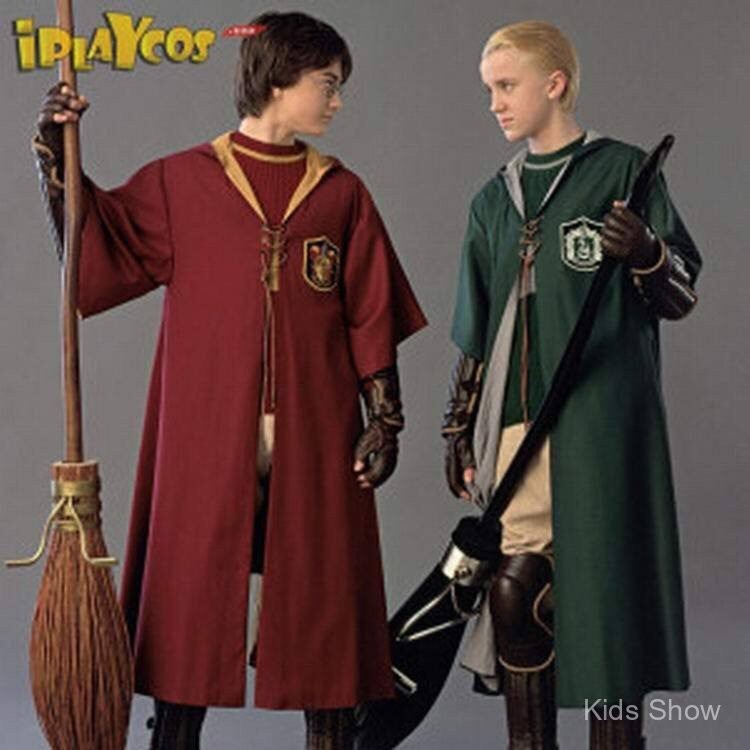 Harry Potter Jersey Gryffindor Slytherin Áo Khoác Quần Áo Cape Magical Áo Khoác Quidditch Đội