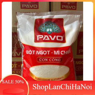 Túi 5kg mì chính Pavo Con công Hạt Vừa cho Đầu bếp chuyên dụng