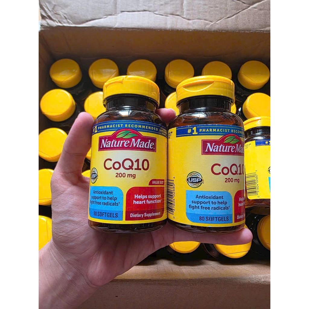 Viên bổ tim mạch CoQ10 Nature Made HÀNG CHUẨN MỸ