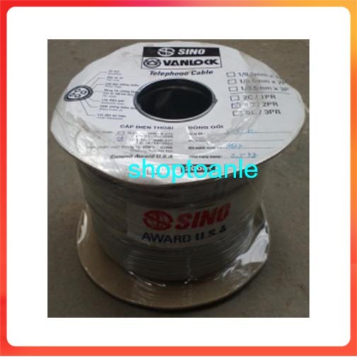 30 mét dây ăng ten Tivi Sino màu đen + 1 giắc cắm tivi (dây anten)
