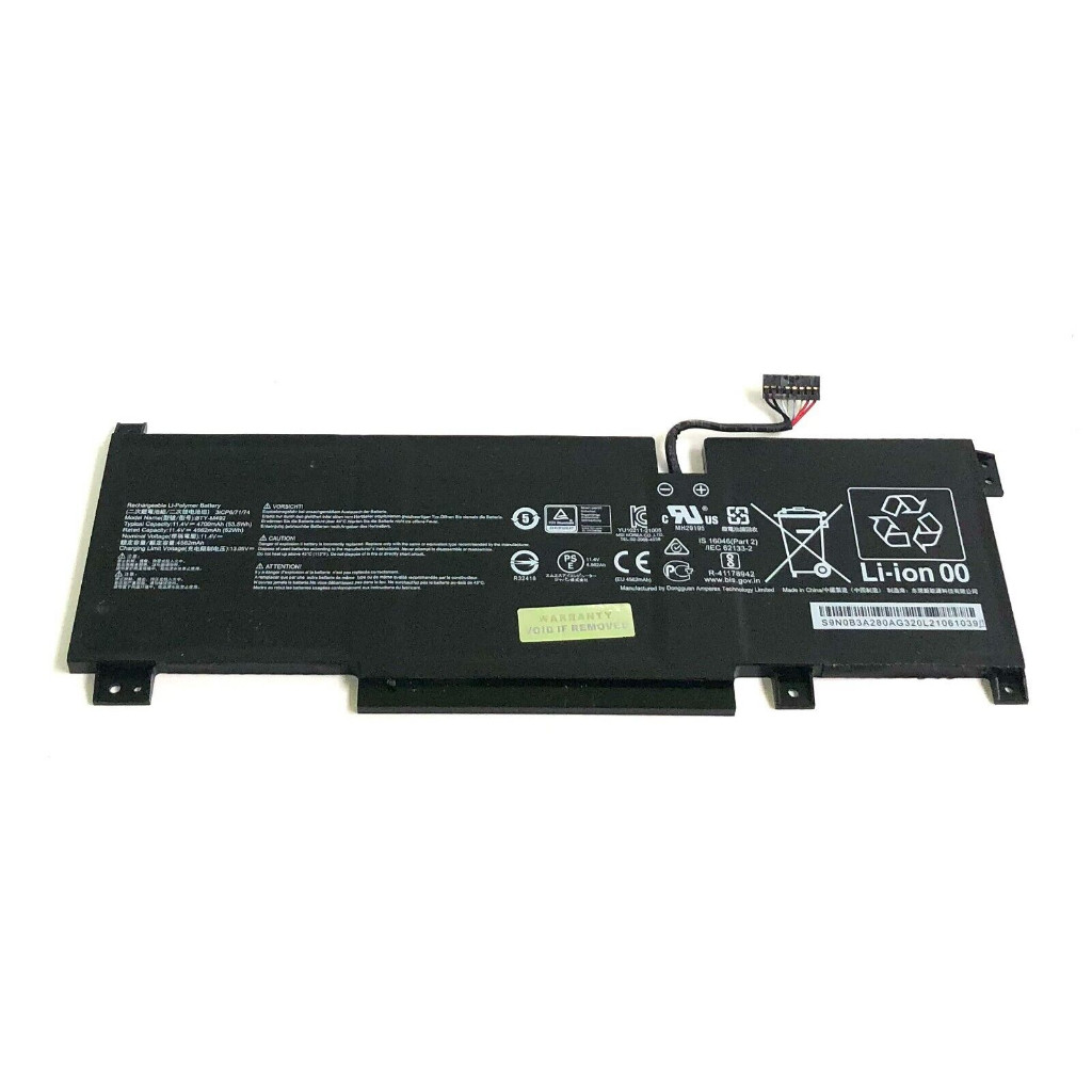 PIN [ZIN] Msi Pulse GL66 11UCK-200XPL 11UDK 255VN GL76 11UG BTY-M492 Battery