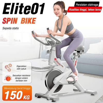 BG - Xe đạp tập thể dục tại nhà, máy tập thể dục Fitness, bánh đà phi 35cm ELITE 01 chỉ có giá đỡ