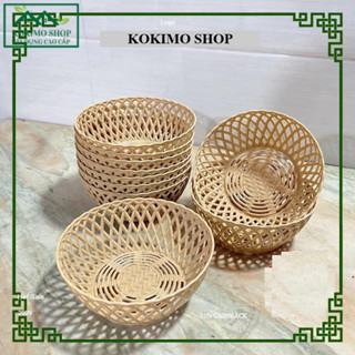  Combo 5,10 Rổ nhựa tròn kiểu dáng đan mây Việt Nhật đủ size rổ đựng rau hoa quả nhà hàng khách sạn 