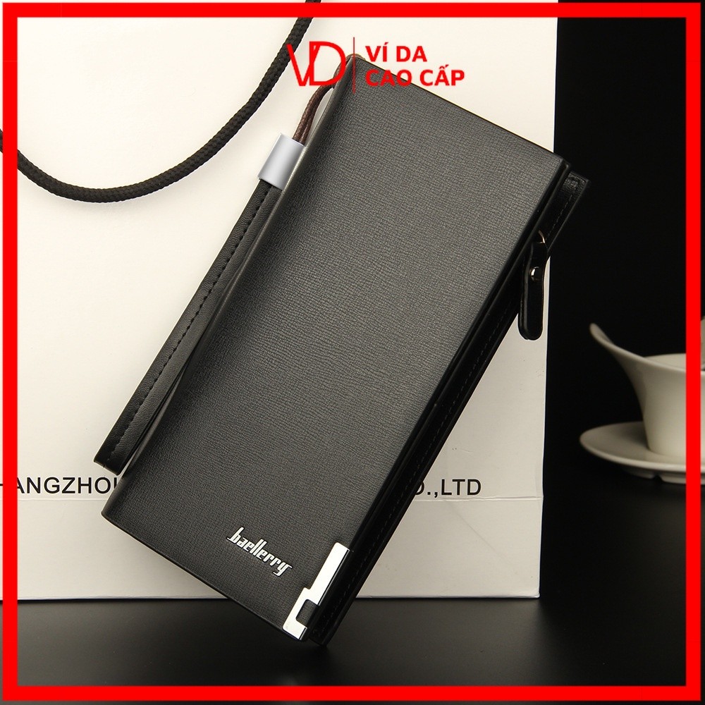 Ví Cầm Tay Baellerry Phong Cách Hàn Quốc Có Khóa Kéo SW002 [VD Luxury_Ví Da Cao Cấp]