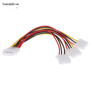 Cáp chia nguồn 4 pin ide 1-t-3 molex ide