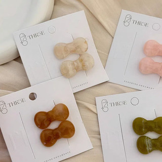 Bộ 2 Kẹp Tóc Nơ Cô Gái Kẹp Tóc Dễ Thương
