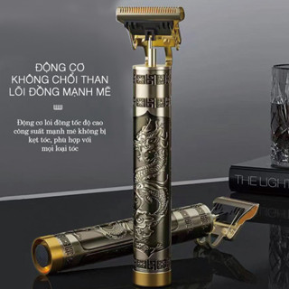 Tông đơ Cắt Tóc Chạy điện mini Tinh Tế, Sạc Không Dây USB, Máy Cạo Râu KhắcThiết Kế Các Kiểu Tóc đa Dạng