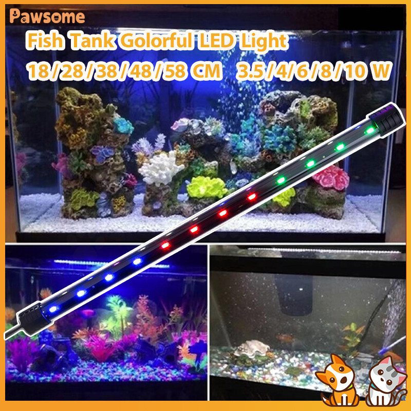 Pawsome Aquarium Light LED Water Plant Đèn lặn LED Bể cá Đèn chống nước