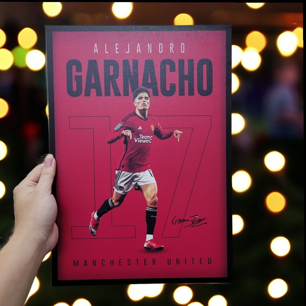 TRANH BÓNG ĐÁ ⭐️ Poster Garnacho Poster⭐️ FREESHIP