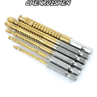 CHENRUISEN Đa Năng Hss Mũn Lục Giác Kim Loại Titan Auger Punch Tools